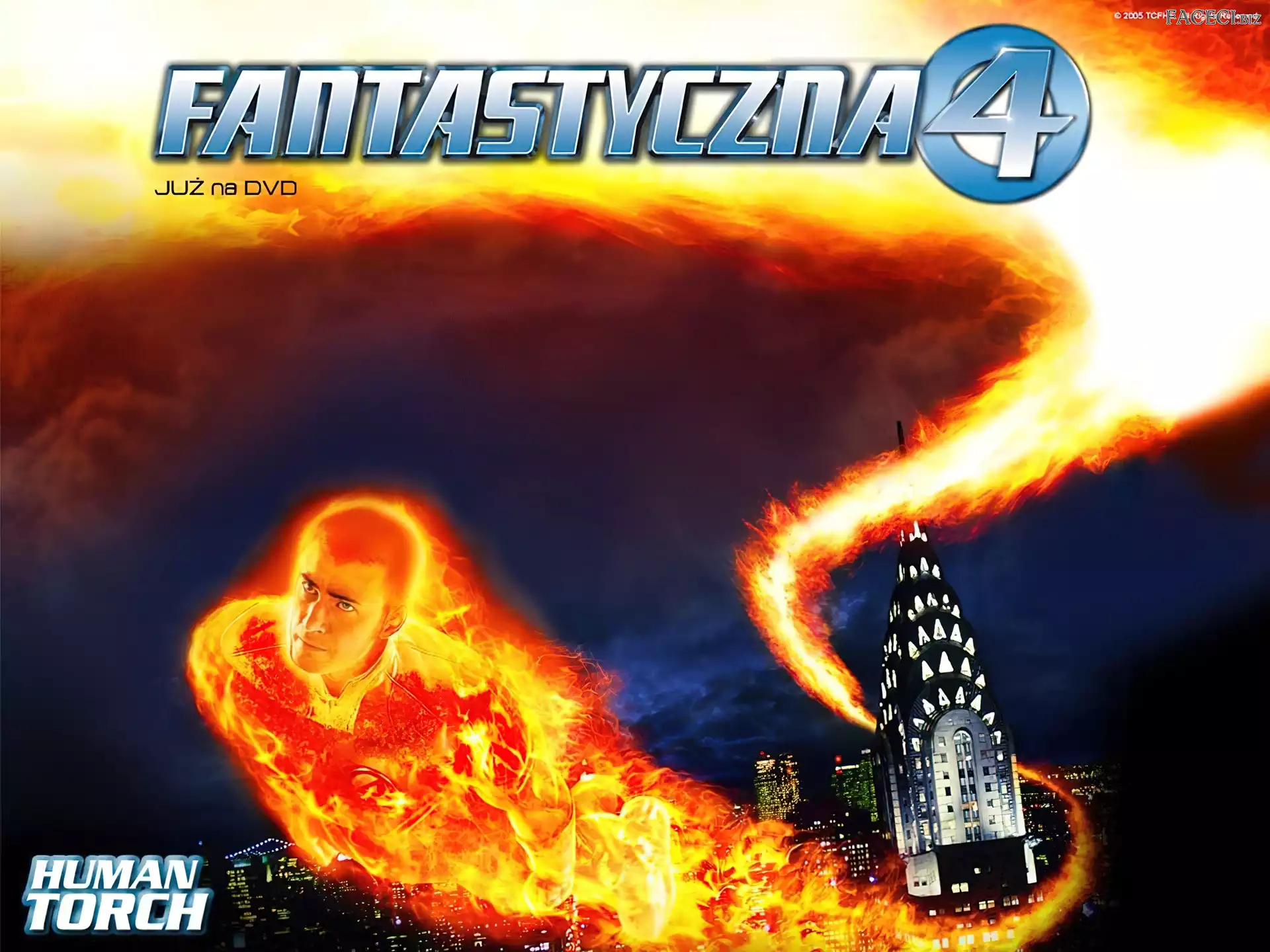 ogień, Fantastic Four 1, Chris Evans, miasto