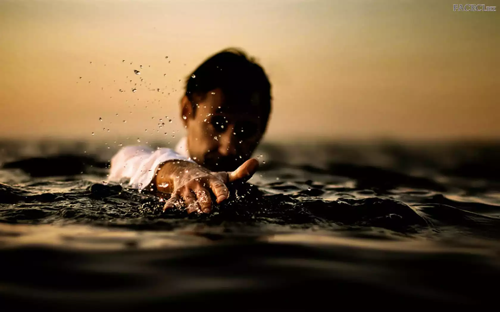 Ręka, Mężczyzna, Woda